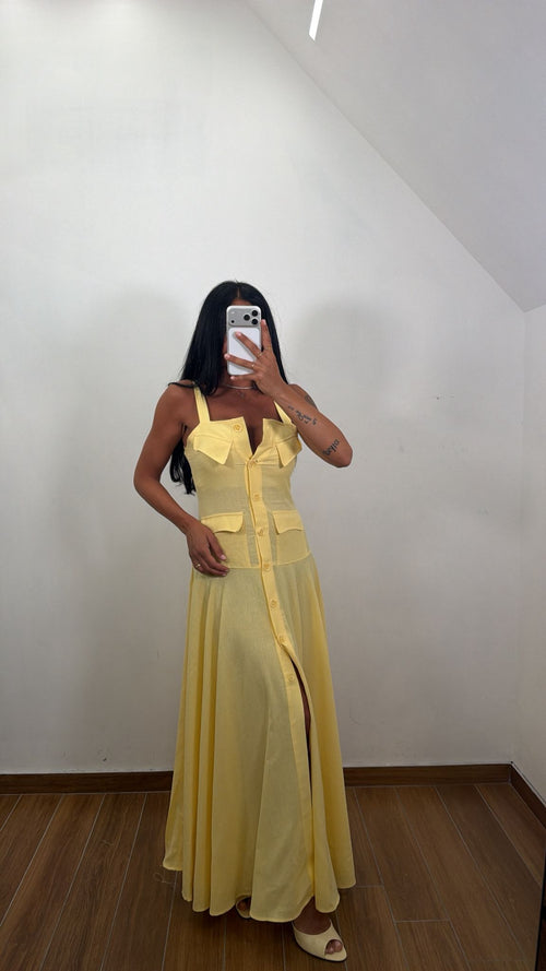 Long Dress Yellow