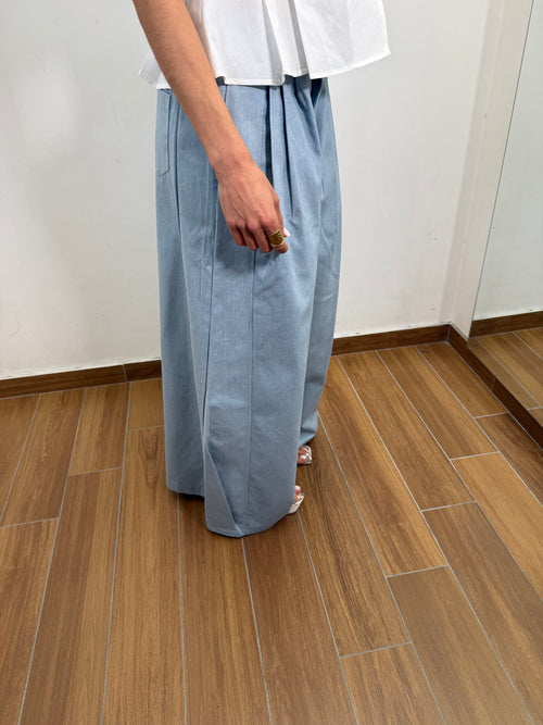 Pantalone effetto denim 459