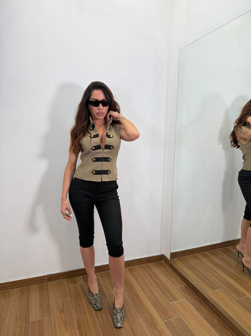 Pantalone Capri Black