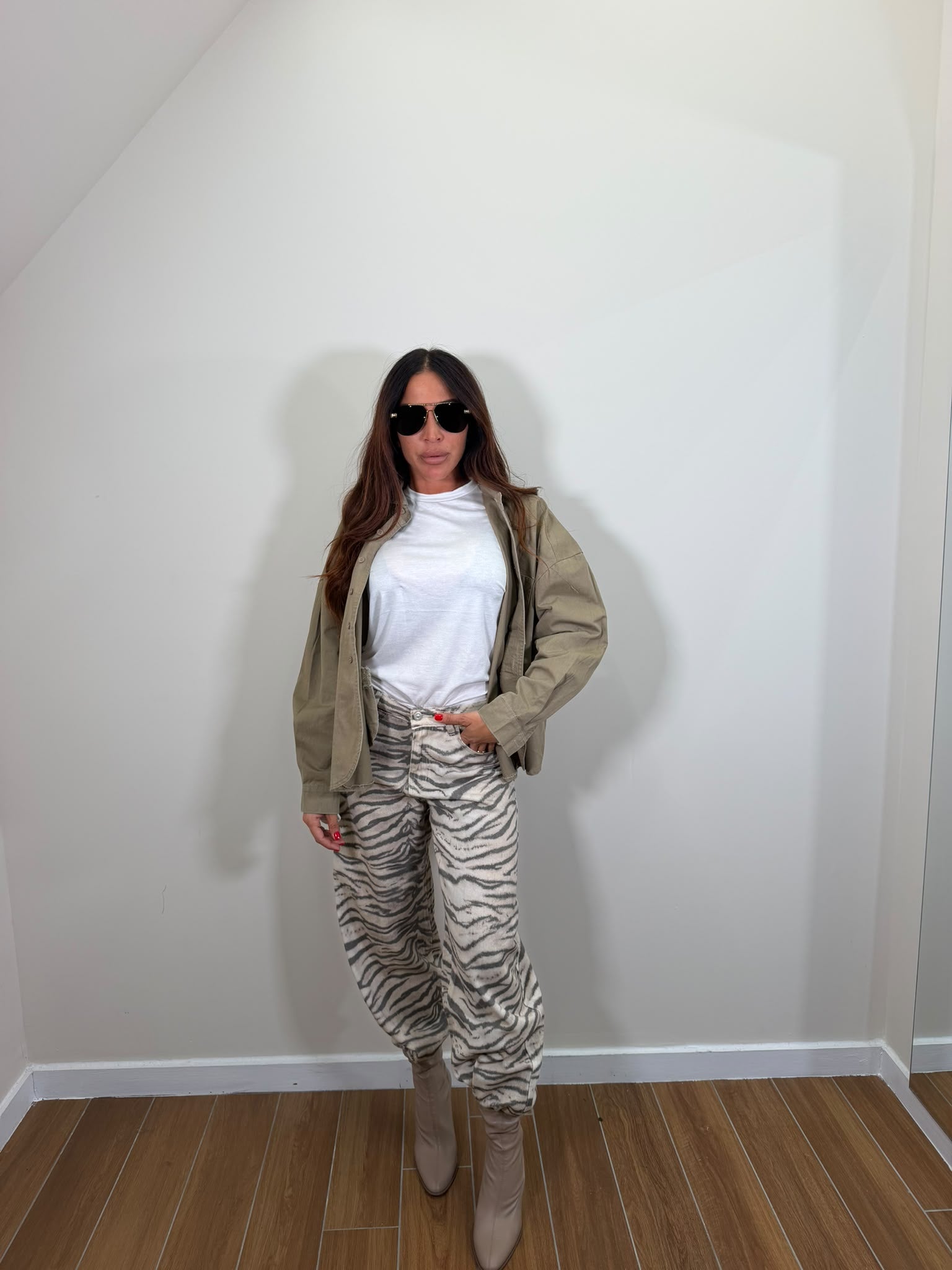 Jeans Zebra Taupe