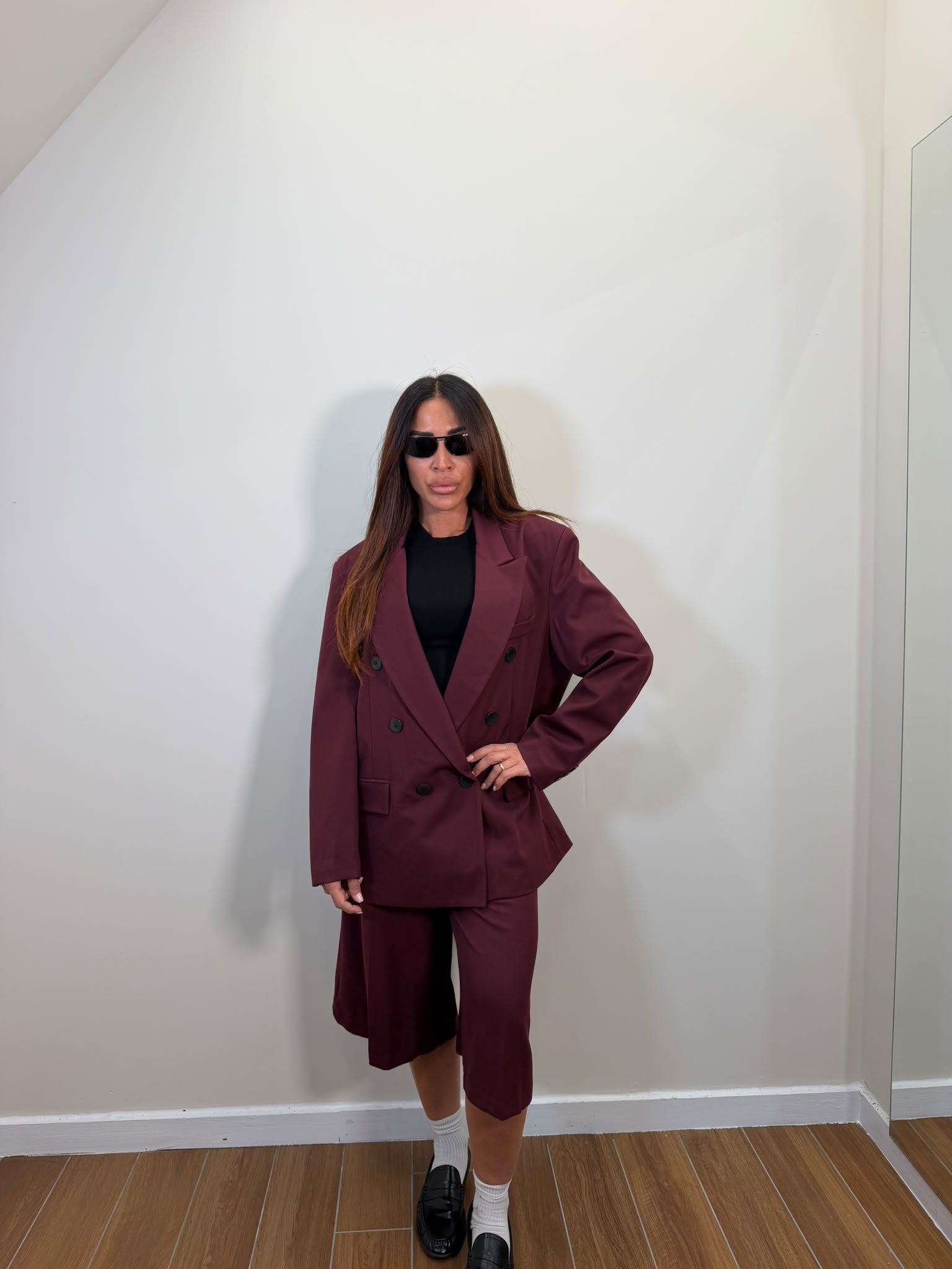Blazer Over Bordeaux