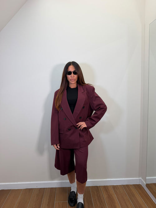 Blazer Over Bordeaux