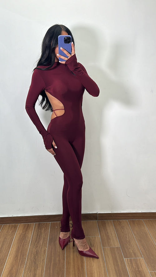 Jumpsuite Bordeaux