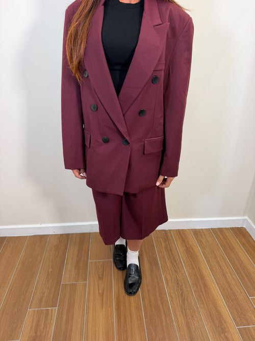 Blazer Over Bordeaux