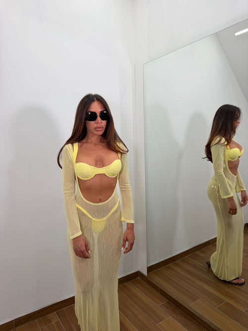 Costume e Copricostume Yellow
