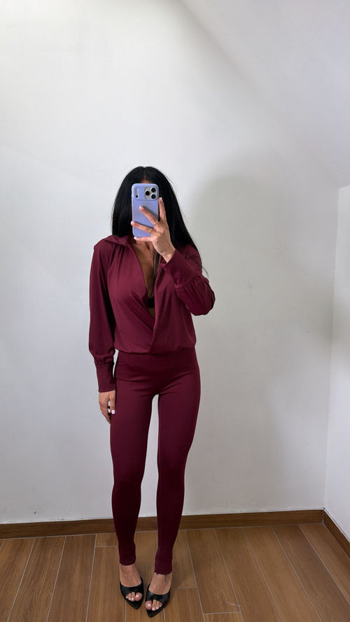 Jumpsuite Bordeaux