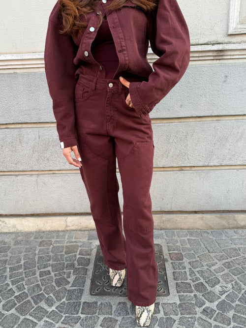 Jeans Bordeaux