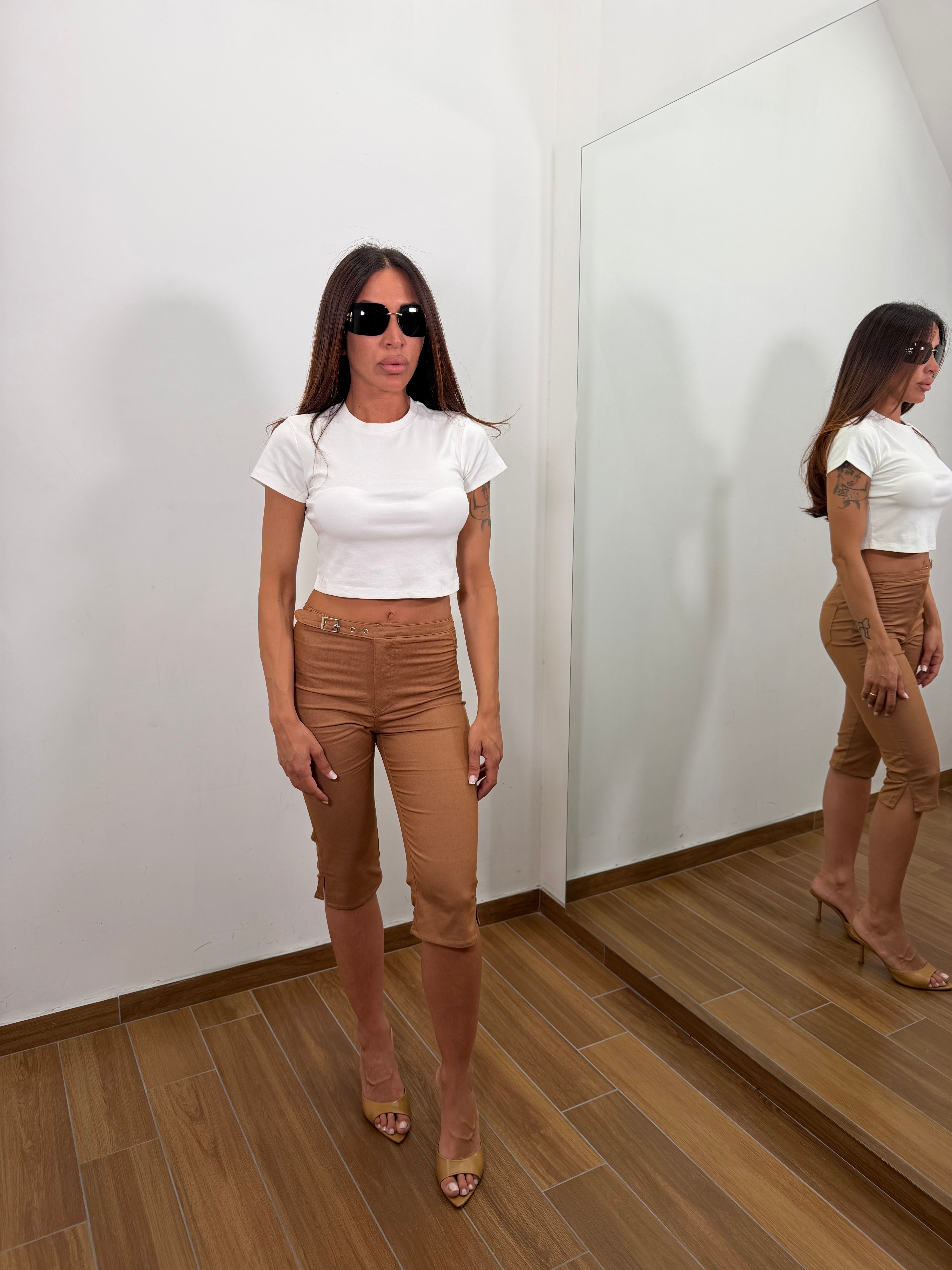 Maglia Crop Basic