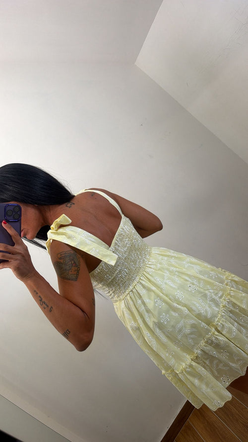 Mini Dress Capri Yellow