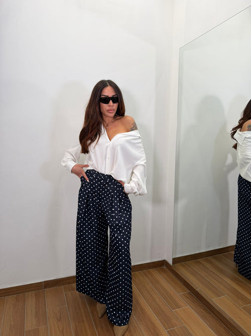 Pantalone Pois in Cotone