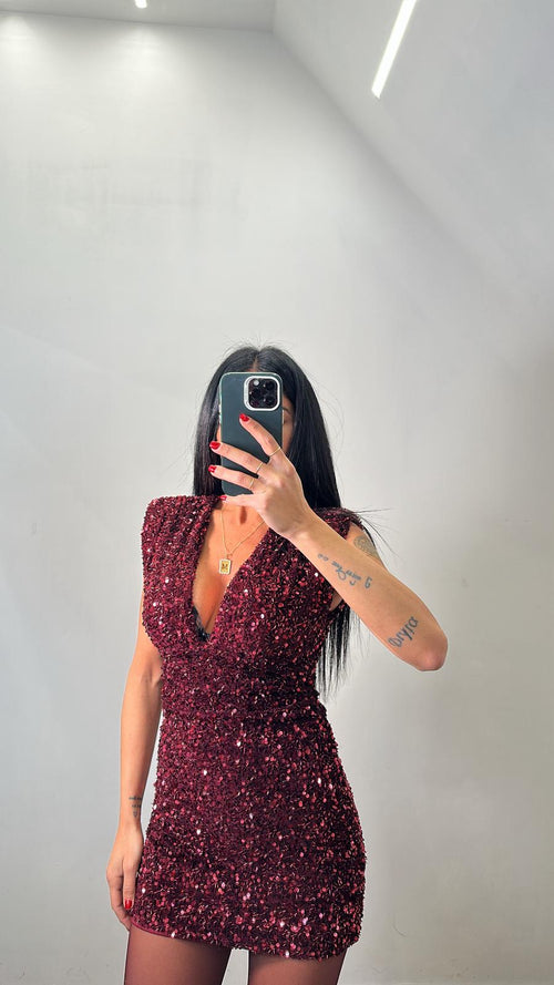 Dress in pailettes Mayra