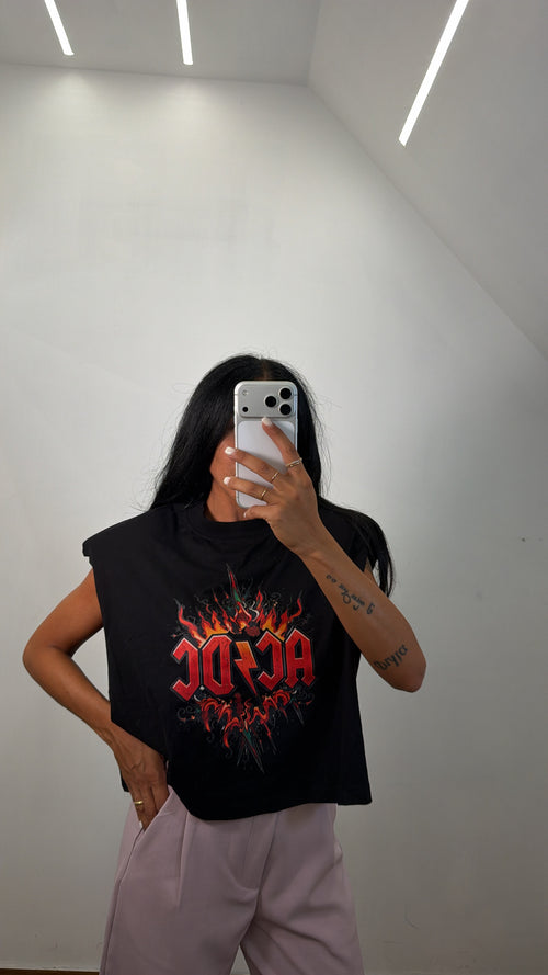 Shirt Crop Barock