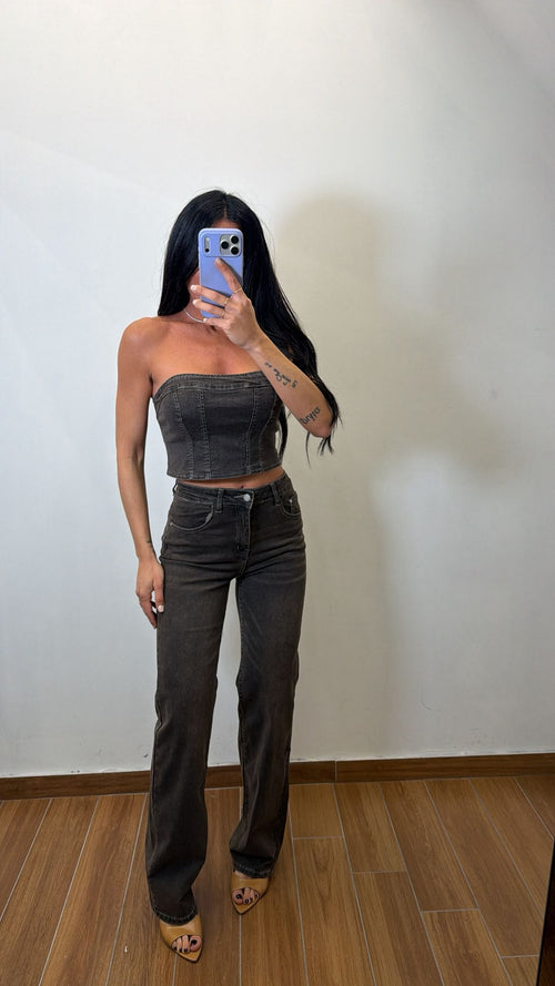 Top in denim