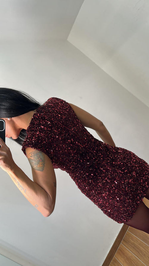 Dress in pailettes Mayra