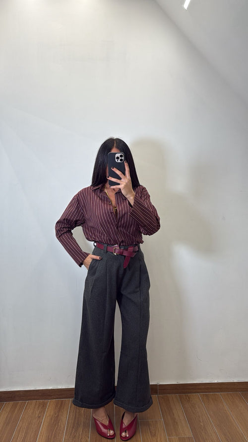 Camicia Naomi Bordeaux