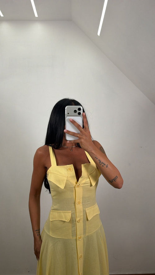 Long Dress Yellow
