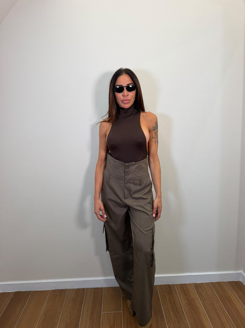 Pantalone London Brown