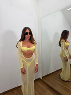 Costume e Copricostume Yellow