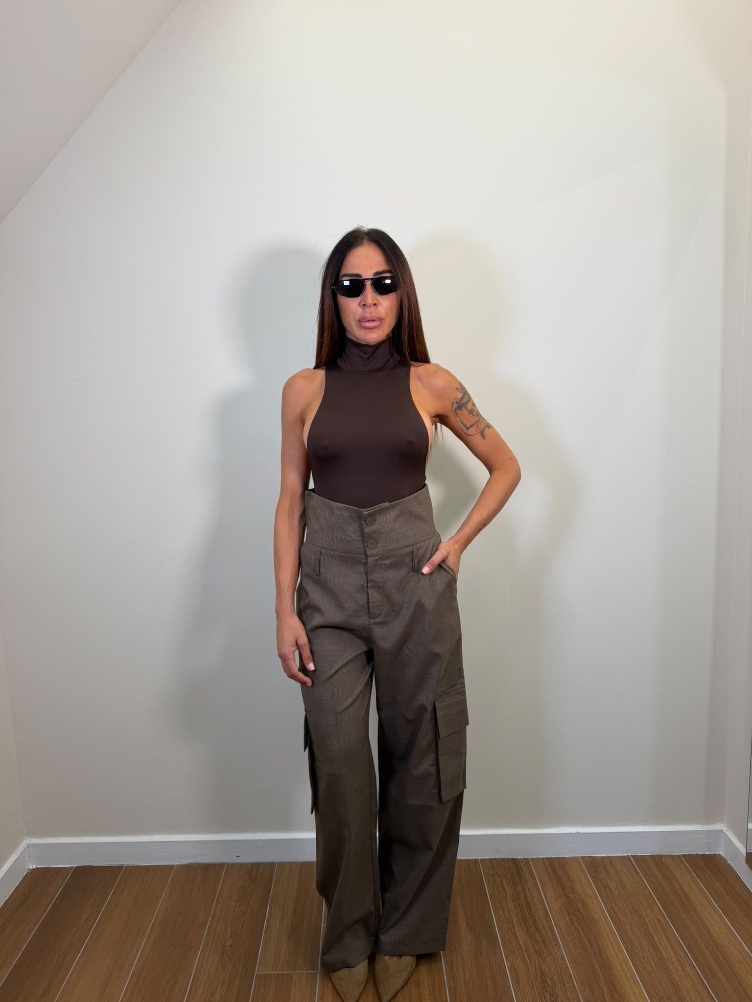 Pantalone London Brown