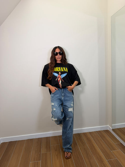 T-Shirt Nirvana Black