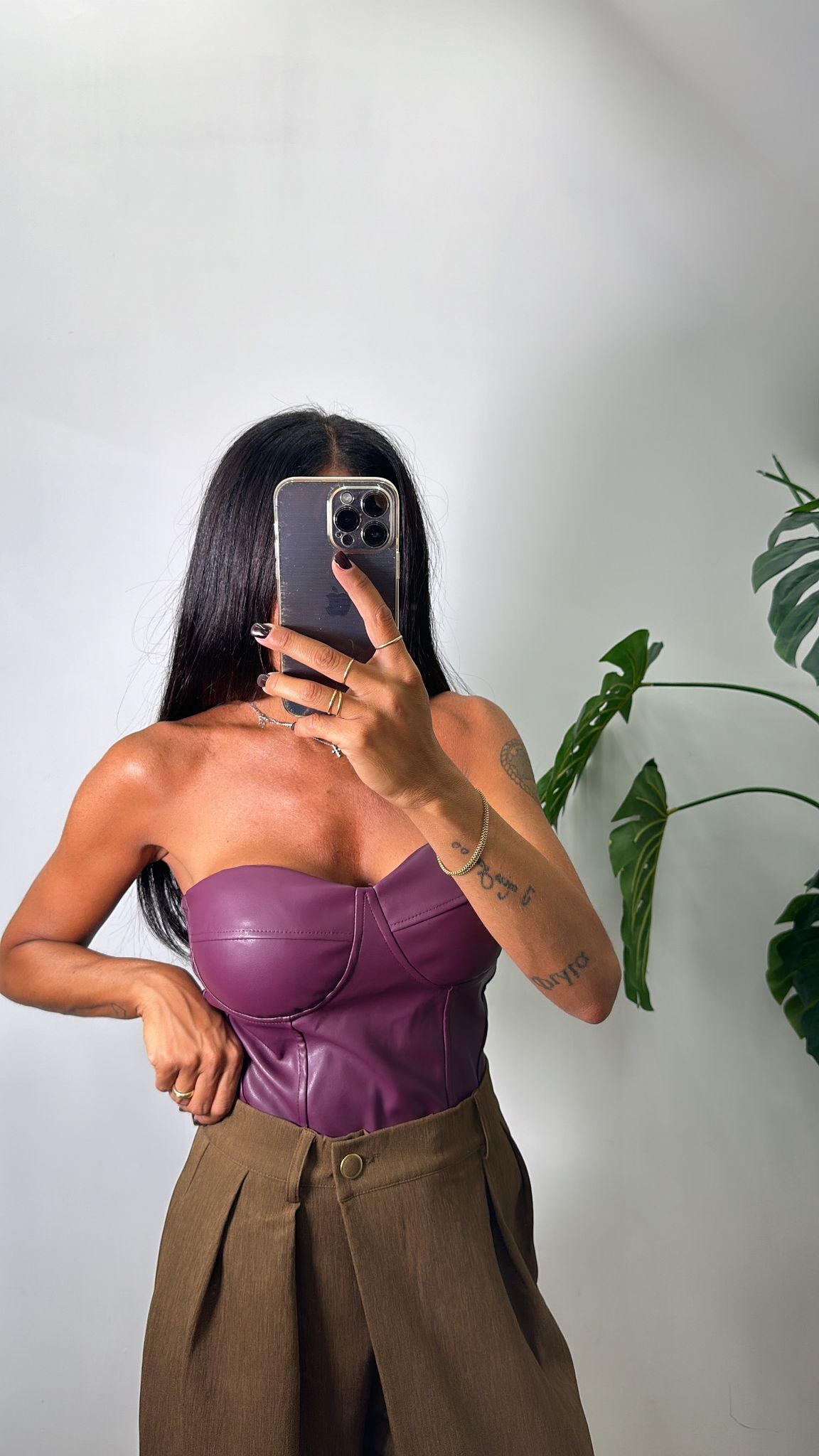 Top in Ecopelle Guya