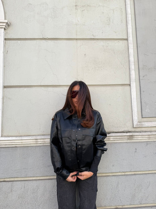 Jacket in Ecopelle Canada