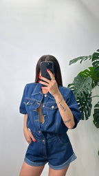 Tutina in denim Lucy