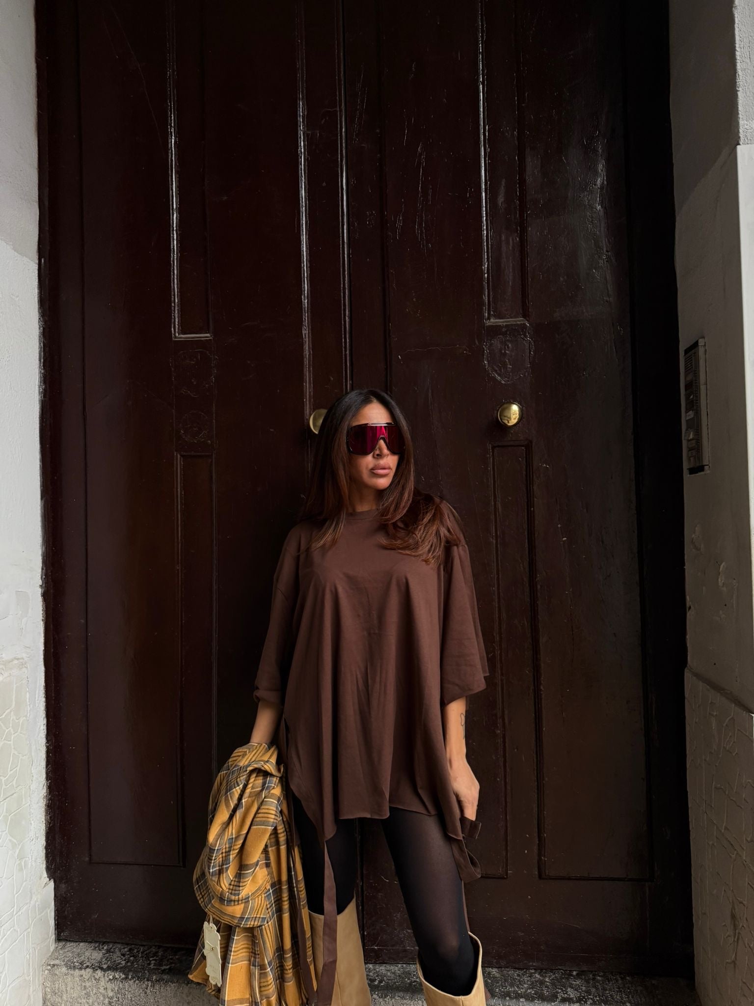 Maxi Shirt Brown