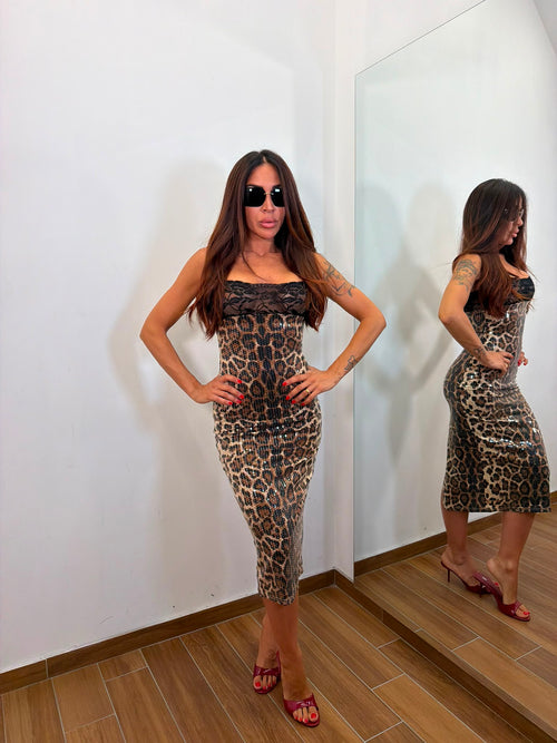 Long dress Animalier