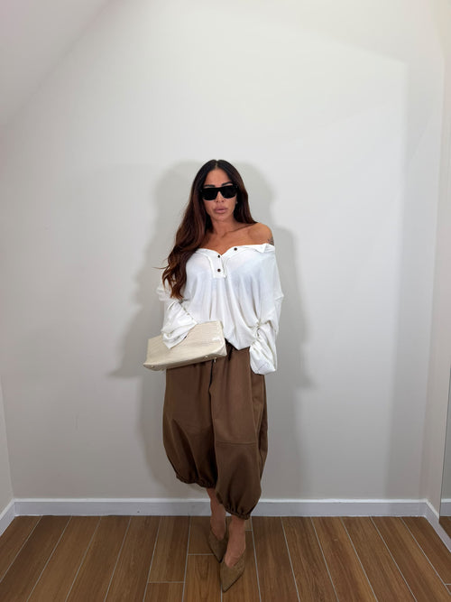 Bermuda ballon Taupe
