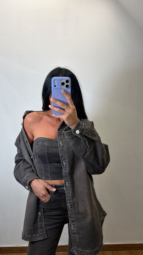Top in denim