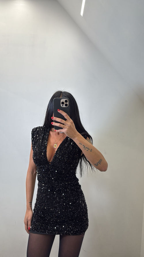 Dress in pailettes Mayra