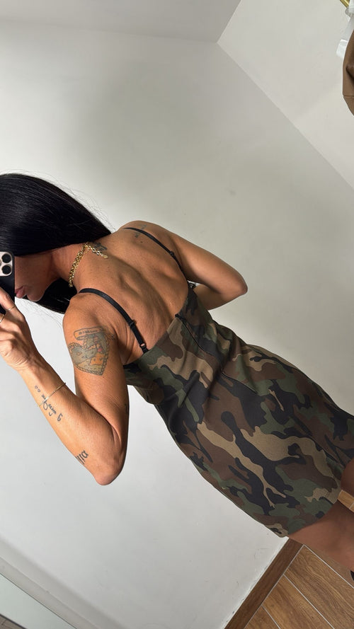 Mini Dress military