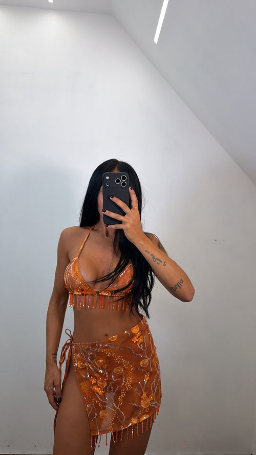 Bikini e Pareo Orange