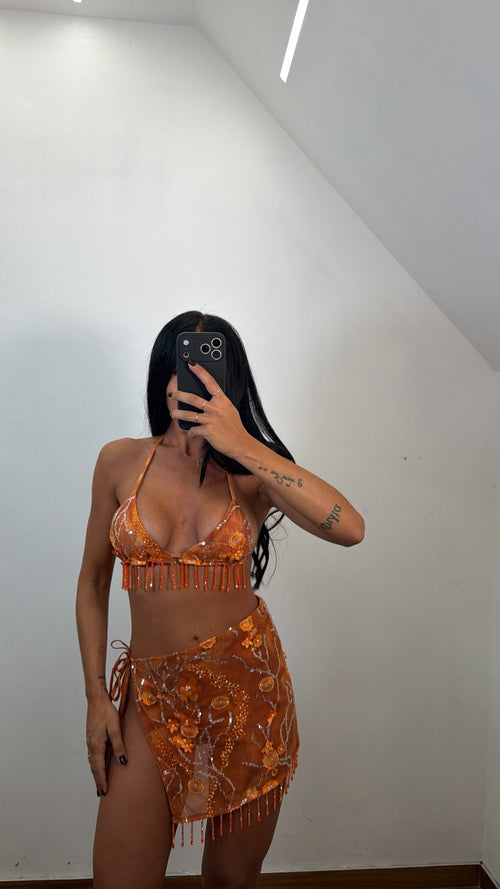 Bikini e Pareo Orange