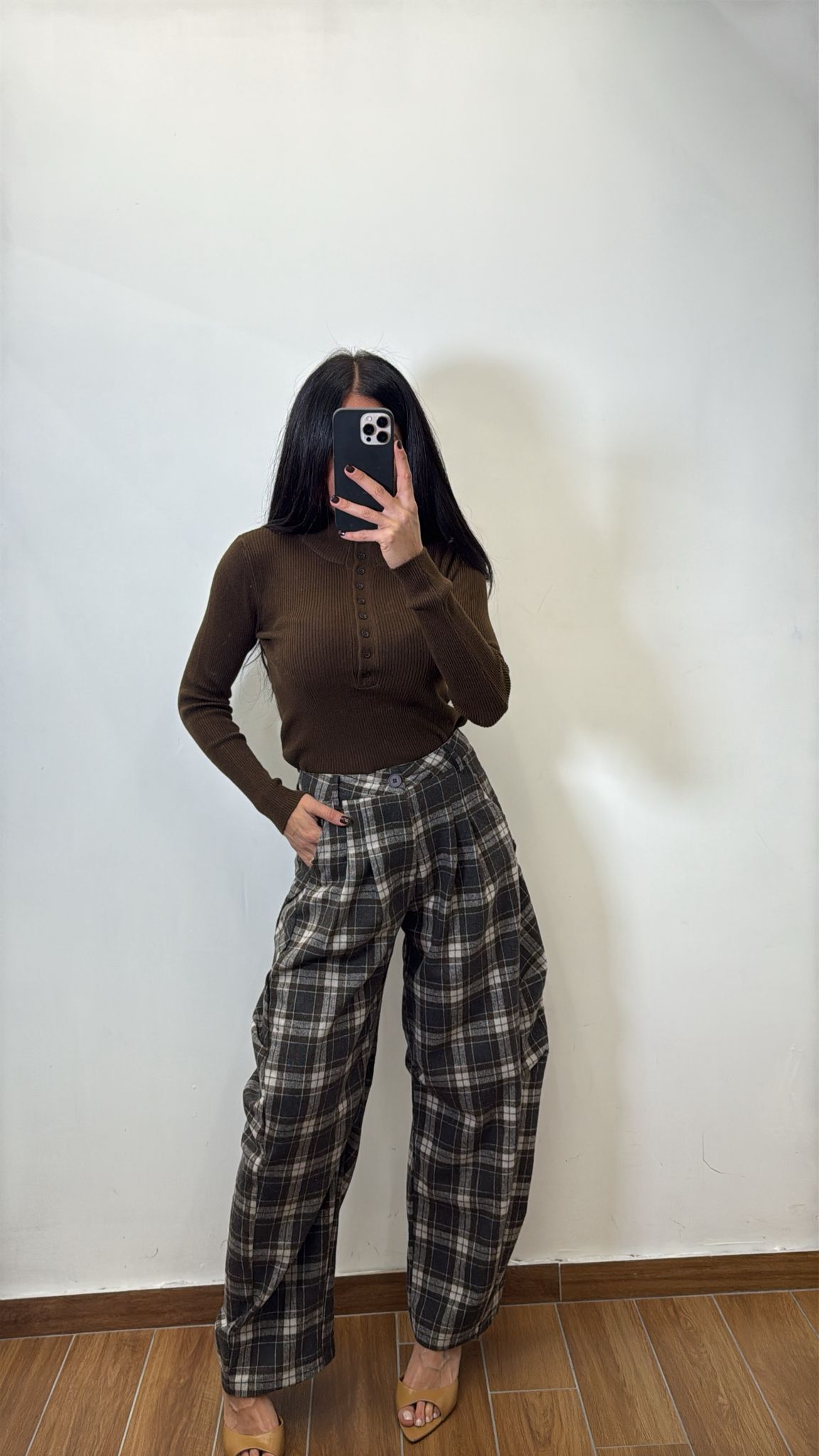 Pantalone Ballon a Quadroni