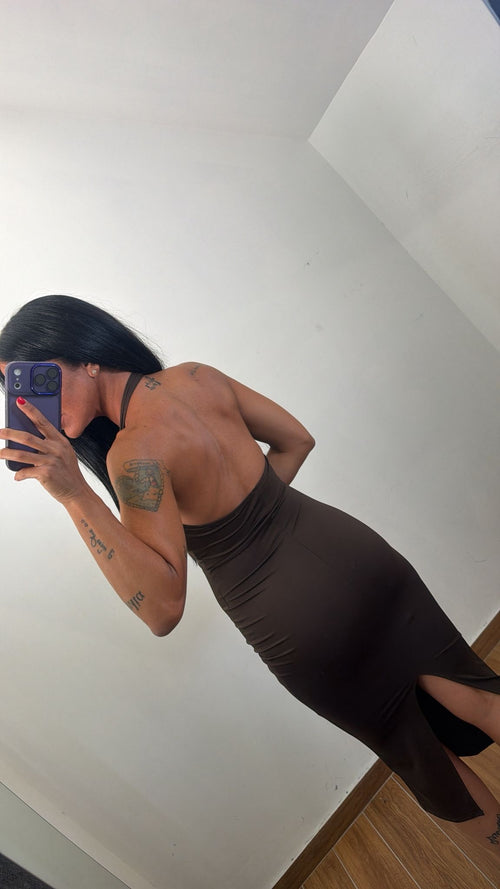 Long Dress Brown
