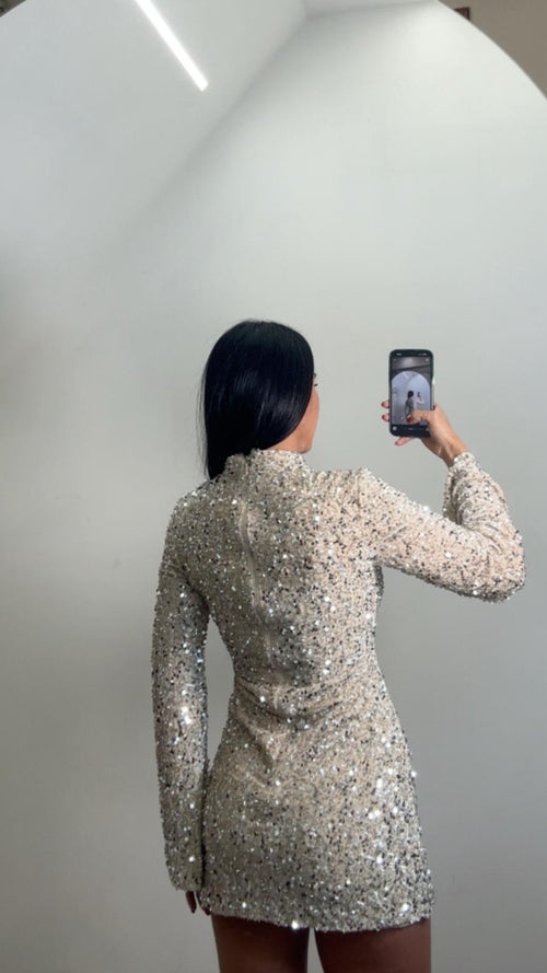 Dress in Pailettes Isabel