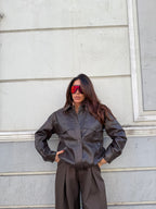 Jacket in Ecopelle Canada