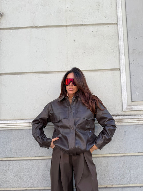 Jacket in Ecopelle Canada